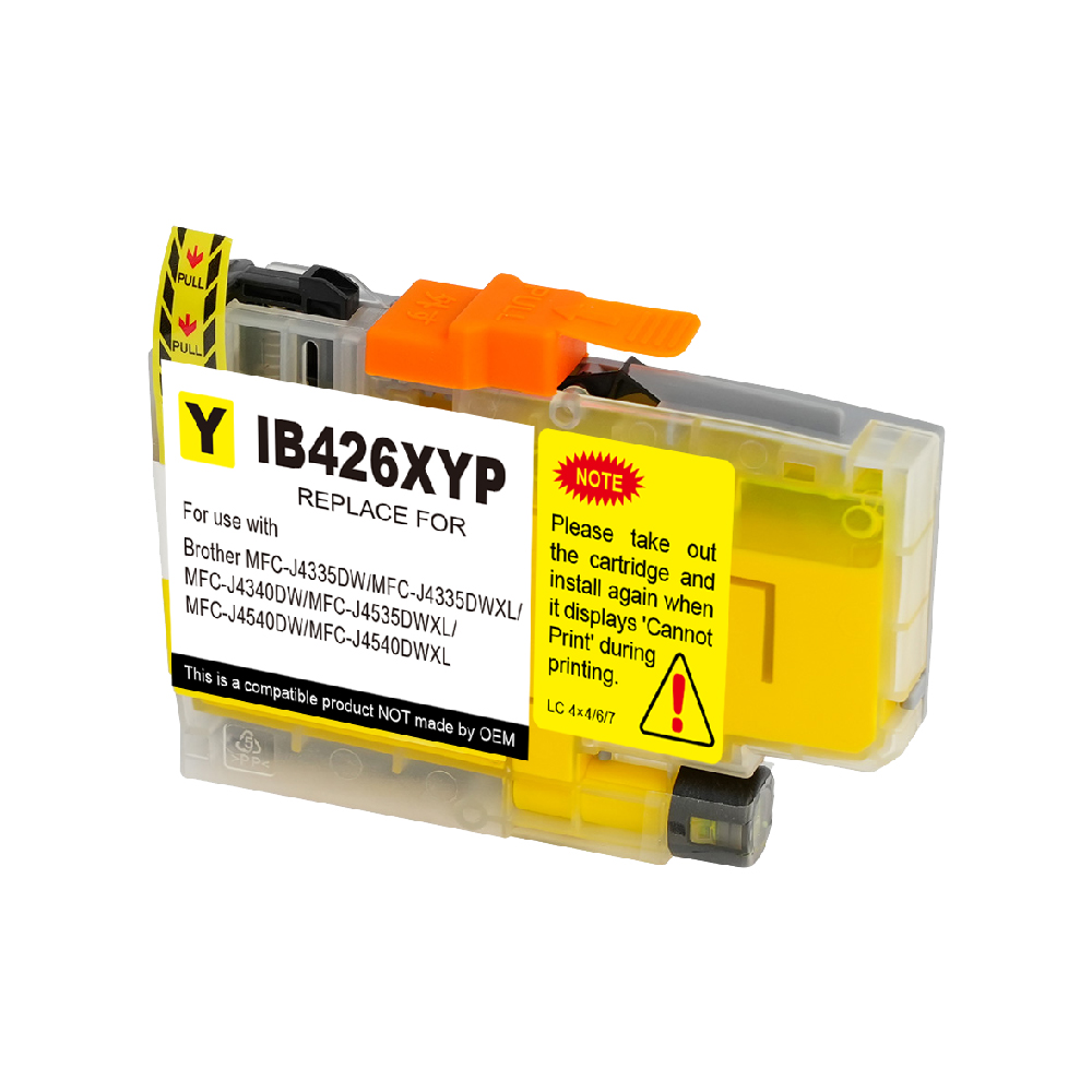 Premium Tinte ersetzt Brother LC-426XLY Gelb