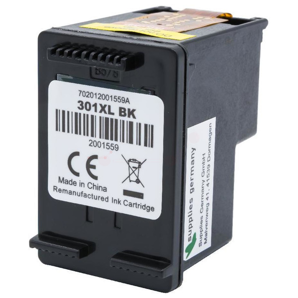 Premium Tinte ersetzt CH563EE, No 301XL Schwarz
