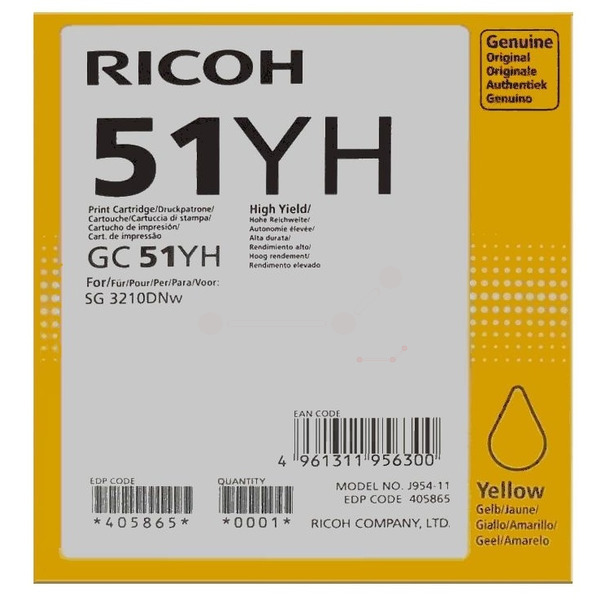 Ricoh Tinte 405865, GC51YH